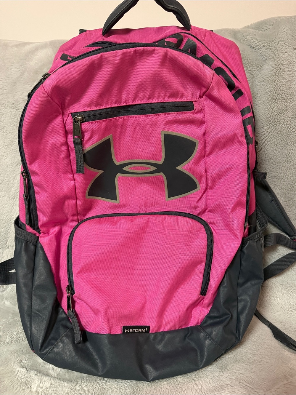 Under Armour Hot Pink and Black Sports Backpack